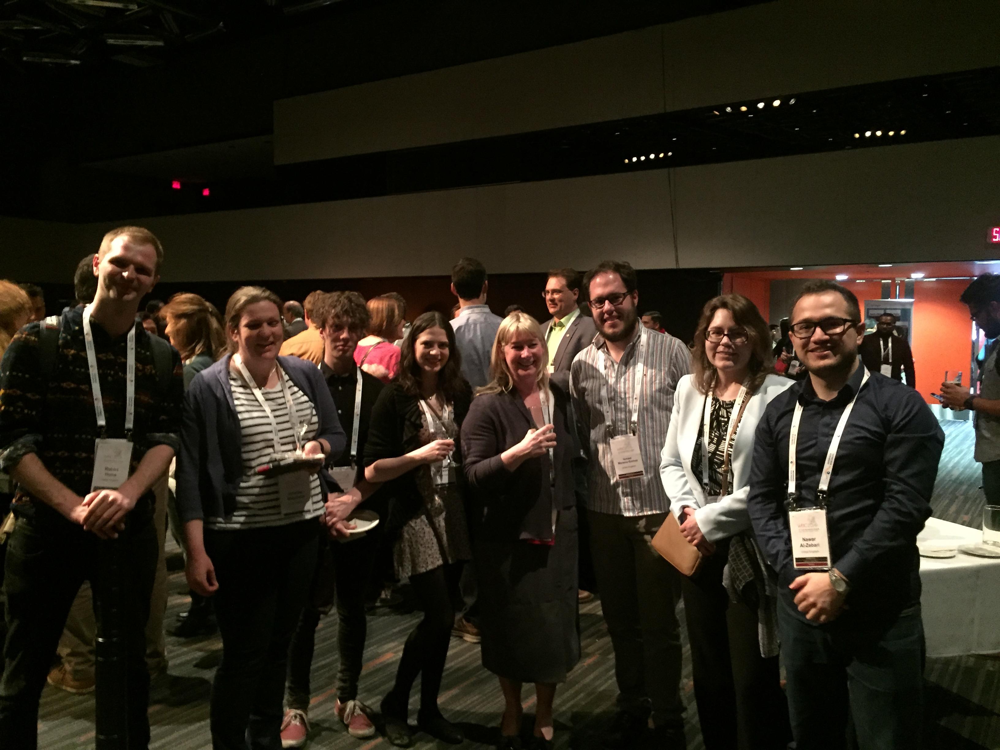 Present and past members of the Group at WBC, Montreal